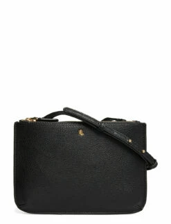 Lauren Ralph Lauren Faux-Leather Carter Crossbody BLACK