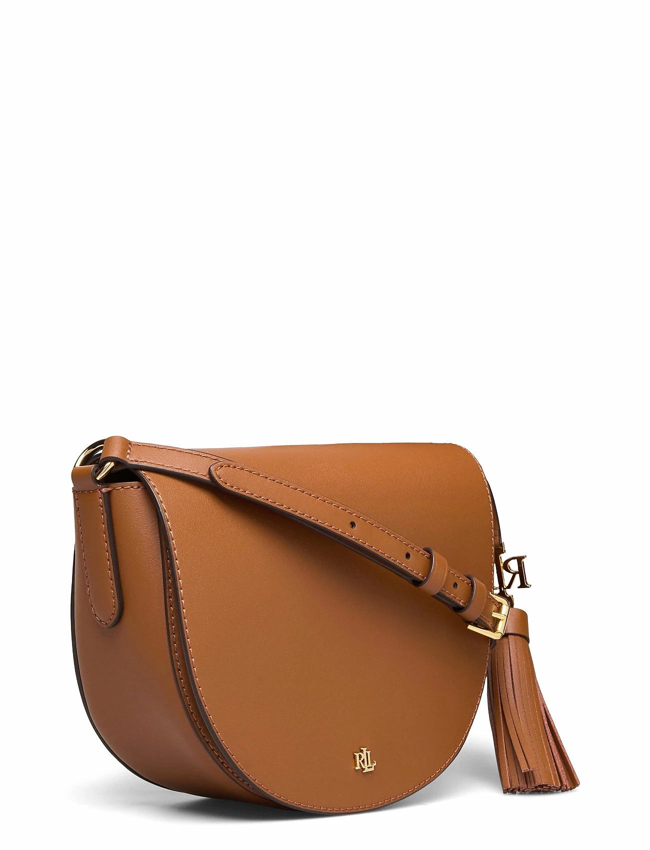 Lauren Ralph Lauren Leather Medium Crossbody LRN NVY/SNW WHI/A 8 Lauren Ralph Lauren Leather Medium Crossbody LRN NVY/SNW WHI/A - Image 8