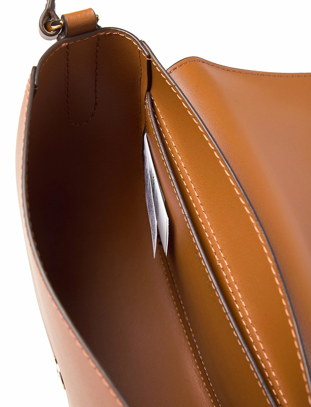 Lauren Ralph Lauren Leather Medium Crossbody LRN NVY/SNW WHI/A 10 Lauren Ralph Lauren Leather Medium Crossbody LRN NVY/SNW WHI/A - Image 10