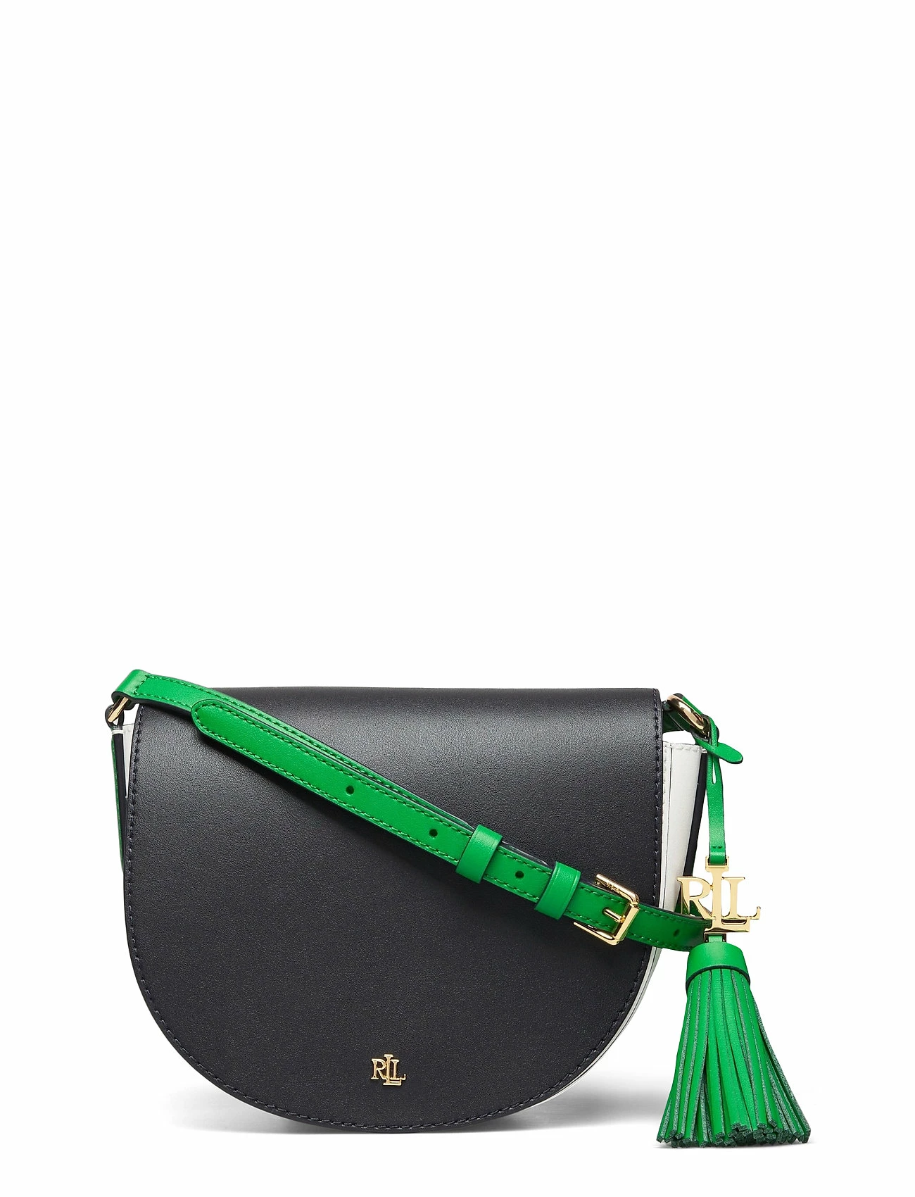 Lauren Ralph Lauren Leather Medium Crossbody LRN NVY/SNW WHI/A 11 Lauren Ralph Lauren Leather Medium Crossbody LRN NVY/SNW WHI/A - Image 11