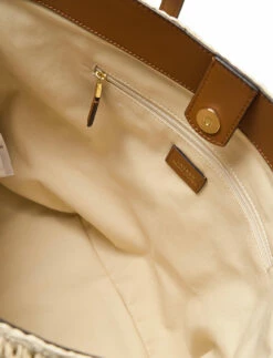 Lauren Ralph Lauren Crochet-Straw Medium Whitney Tote BLACK/BLACK -Bags Popular Store raf431818856 cnaturallaurenta v1046378307g 6