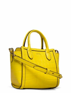 Lauren Ralph Lauren Embossed Leather Medium Tyler Tote DEEP SADDLE TAN -Bags Popular Store raf431832270 clemonrind v10536573050 2