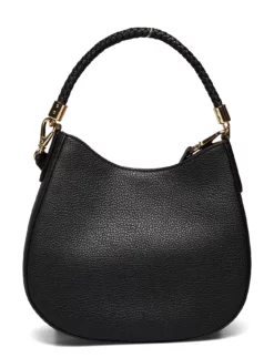 Lauren Ralph Lauren Pebbled Leather Charli Shoulder Bag BLACK -Bags Popular Store raf431852113 cblack v10467782wah 1 1