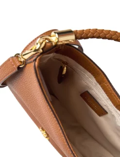 Lauren Ralph Lauren Pebbled Leather Charli Shoulder Bag BLACK -Bags Popular Store raf431852113 claurentan v10467781100 6 1