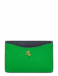 Lauren Ralph Lauren CROSSHATCH LEATHER-SLIM CARD CS-CCS LAUREN TAN -Bags Popular Store raf432802916 cantibesgreenlrn v10249693n5u 1