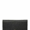 Lauren Ralph Lauren Saffiano Slim Leather Wallet BLACK