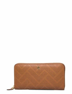 Lauren Ralph Lauren Perforated Leather Continental Wallet LAUREN TAN -Bags Popular Store raf432824896 claurentan v10558171100 1