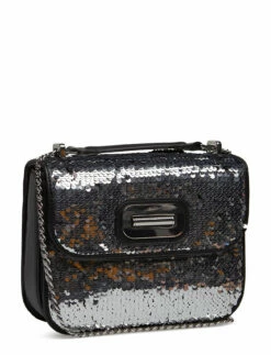 Tommy Hilfiger TURN LOCK XOVER SQUI SILVER SEQUINS 9 Tommy Hilfiger TURN LOCK XOVER SQUI SILVER SEQUINS -Bags Popular Store tohaw0aw06046 csilversequins v902 2