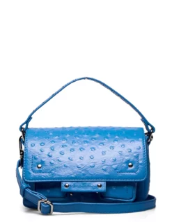 Nunoo Small Honey Ostrich BLUE 9 Nunoo Small Honey Ostrich BLUE -Bags Popular Store uno71292605 cblue 3
