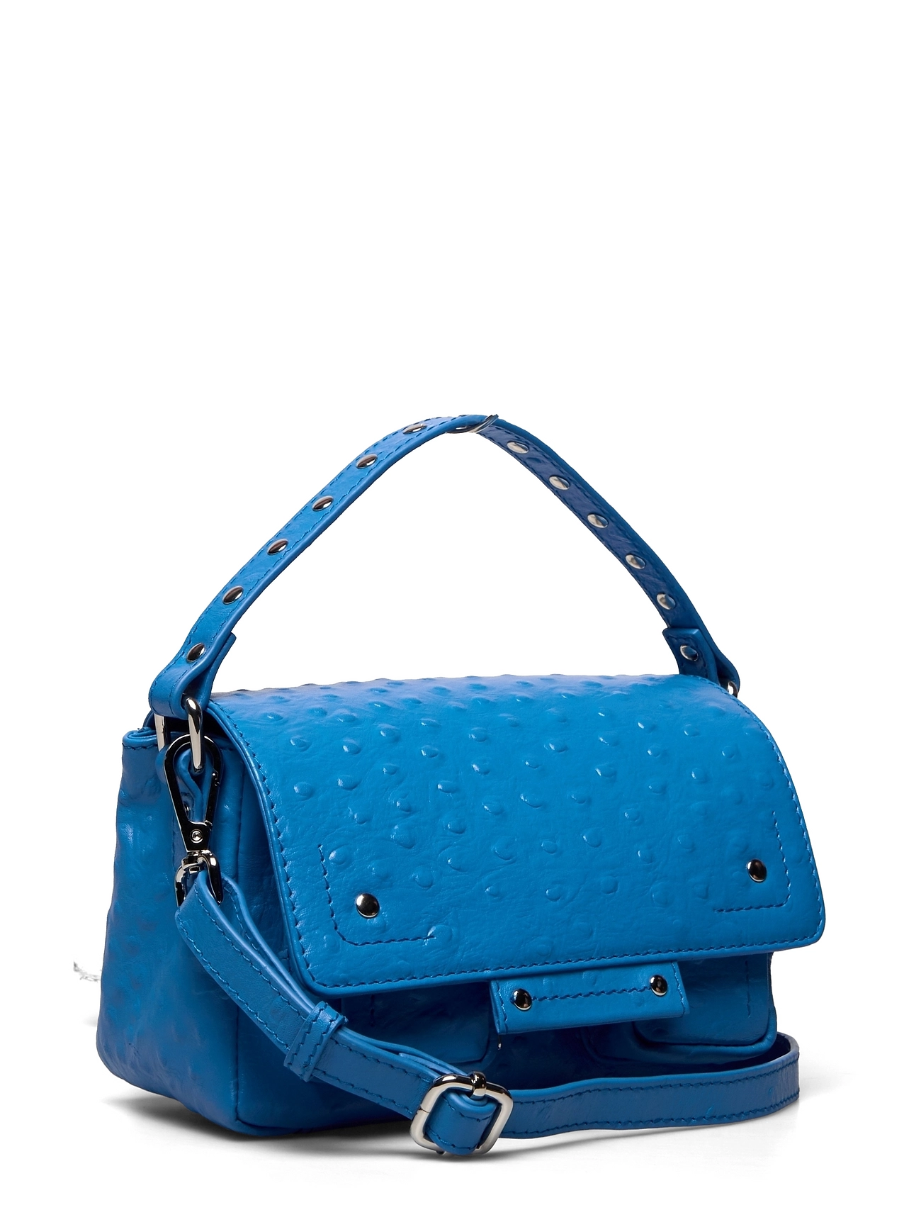 Nunoo Small Honey Ostrich BLUE 3 Nunoo Small Honey Ostrich BLUE - Image 3